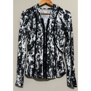XCVI Women's M Jacket Tie Dye Artsy Activewear Hooded Stretch Everyday